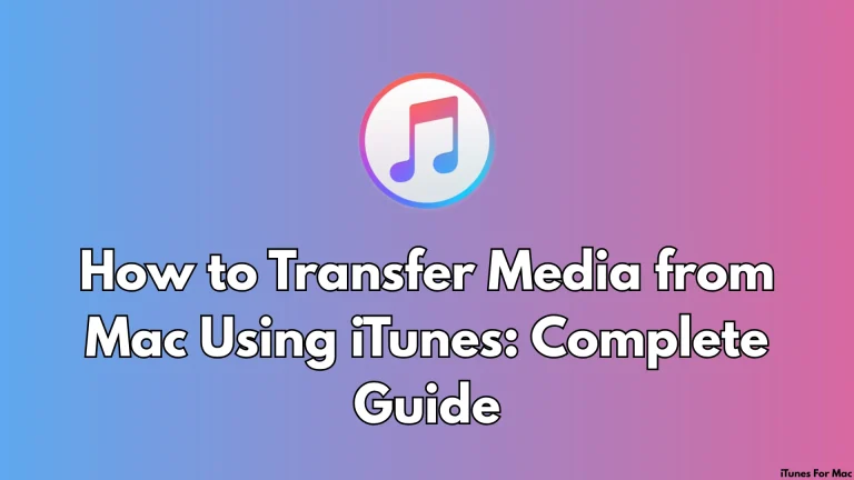 Transfer Media from Mac Using iTunes